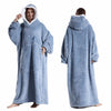 Couverture poncho polaire femme capuche ultra douce pour soirées cocooning