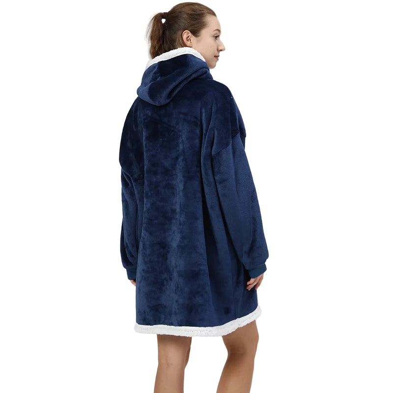 Poncho Chat Polaire Capuche Poche Kangourou