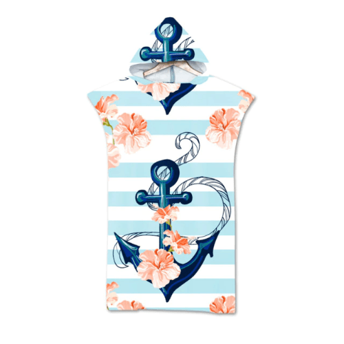 Poncho surf coton absorbant