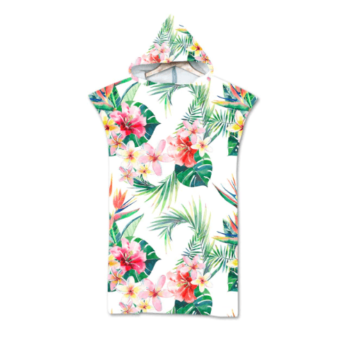 Poncho Roses-Fleurs Surf