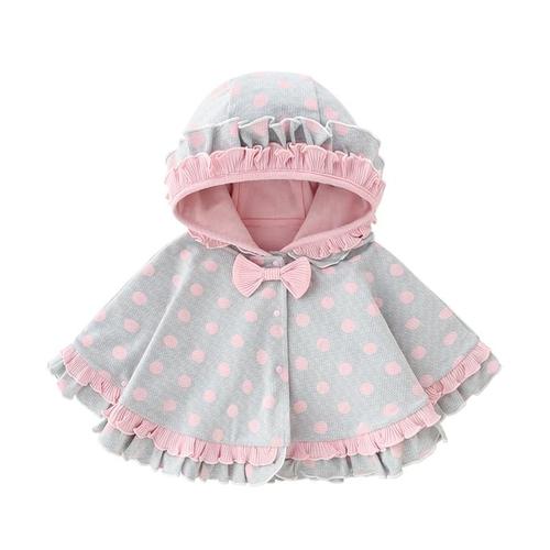 Poncho bébé été à capuche