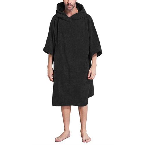 Poncho Polaire Homme Bain