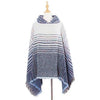 Poncho fin grande taille femme