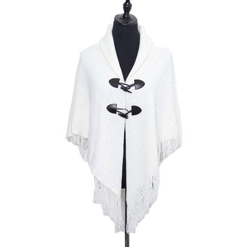 Poncho Pour Femme Noir à Paillettes – Maille Ample, Sous-col Triangulaire, Style Décontracté Poncho Pour Femme Noir à Paillettes – Maille Ample, Sous-col Triangulaire, Style Décontracté