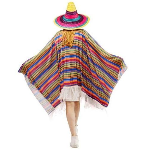 Poncho femme mexicain