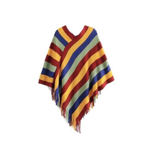 Poncho femme mexicain
