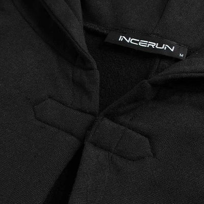 Poncho homme hiver capuche protection froid complète