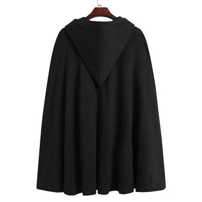 Poncho homme hiver capuche accessoire essentiel saison