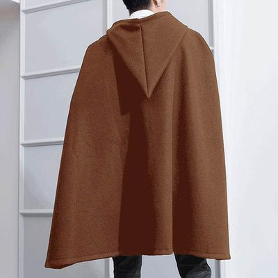 Poncho homme hiver capuche style outdoor fonctionnel