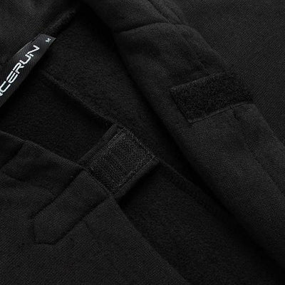 Poncho homme hiver capuche chaleur masculine robuste