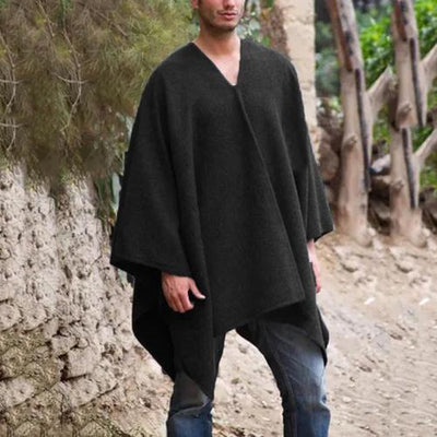 Poncho Homme Long Chic