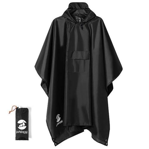 Poncho de pluie homme long