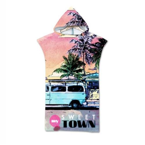 Poncho surf homme été