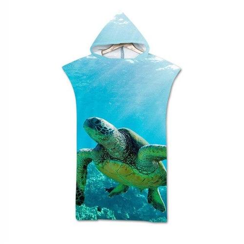 Poncho pour surfer sur l'océan