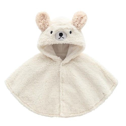 Poncho bébé chaud hiver