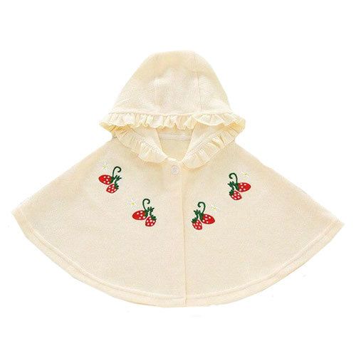 Poncho bébé fille