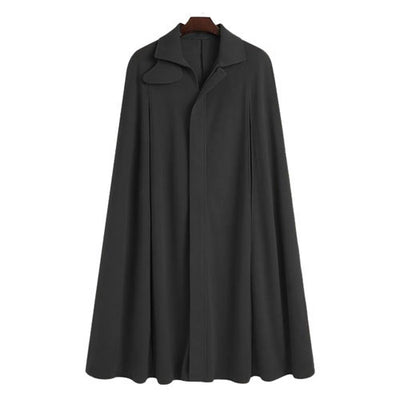 poncho homme long