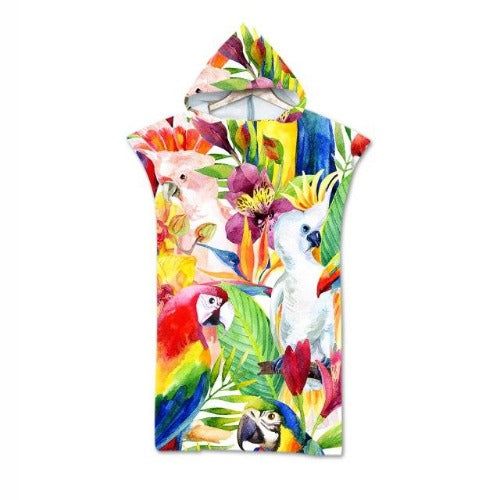 Poncho Surf Adulte Coloré