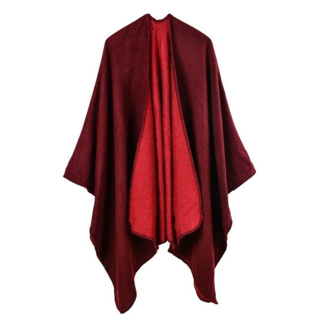 Poncho Femme Chic Hiver qualité premium assumée