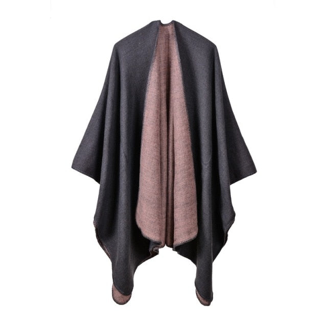 Poncho Femme Chic Hiver