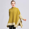 poncho femme cachemire et polyester