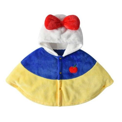 Poncho bébé blanche neige