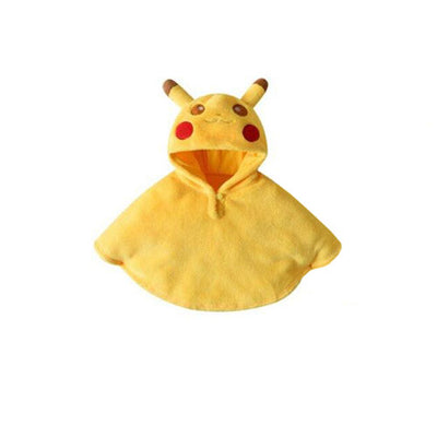Poncho bébé ultra chaud pikachu