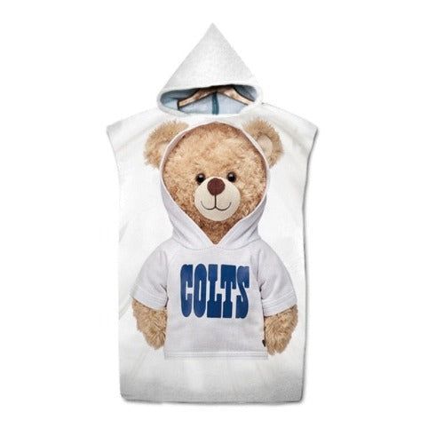 Poncho microfibres blanc plage